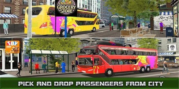 旅游客车3D驾驶