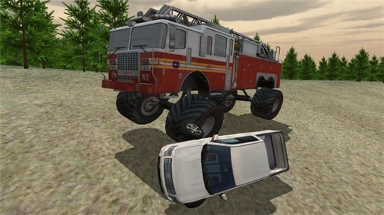越野警车运输车