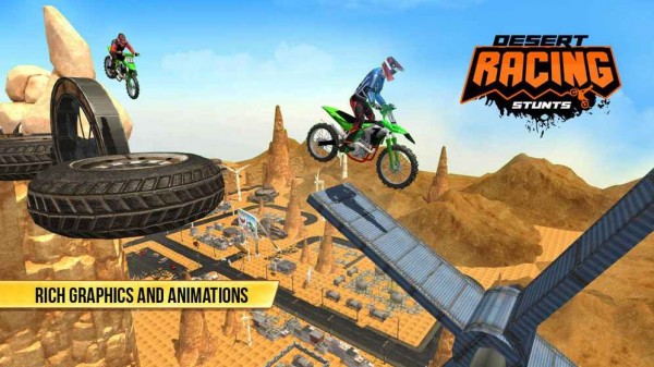 Desert Bike Stunts