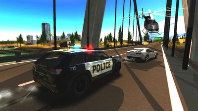 城市警察掩护射击