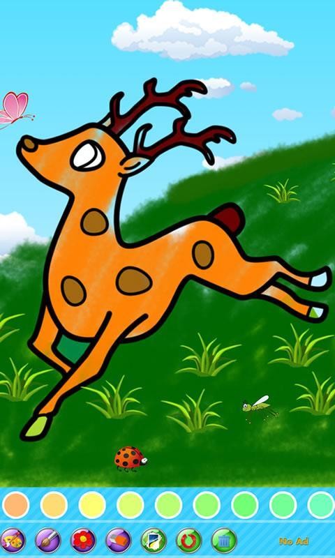 儿童画画涂色板